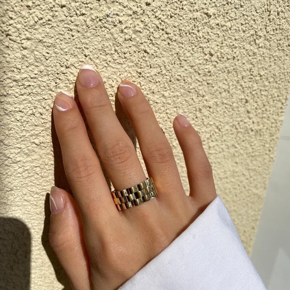 ✨18K Gold Gear Ernst Ring - Picture 4 of 4